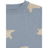 Konges Sløjd Dino Mist Lapis Knit Sweater GOTS