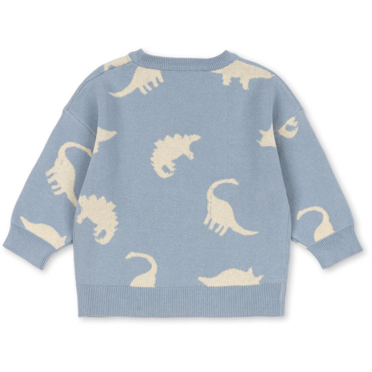 Konges Sløjd Dino Mist Lapis Knit Sweater GOTS