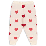 Konges Sløjd Coeur Coloré Duo Pink Lapis Knit Pants GOTS