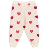 Konges Sløjd Coeur Coloré Duo Pink Lapis Knit Pants GOTS