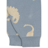 Konges Sløjd Dino Mist Lapis Knit Pants GOTS