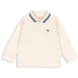 Konges Sløjd Antique White Florian Ls Polo GOTS