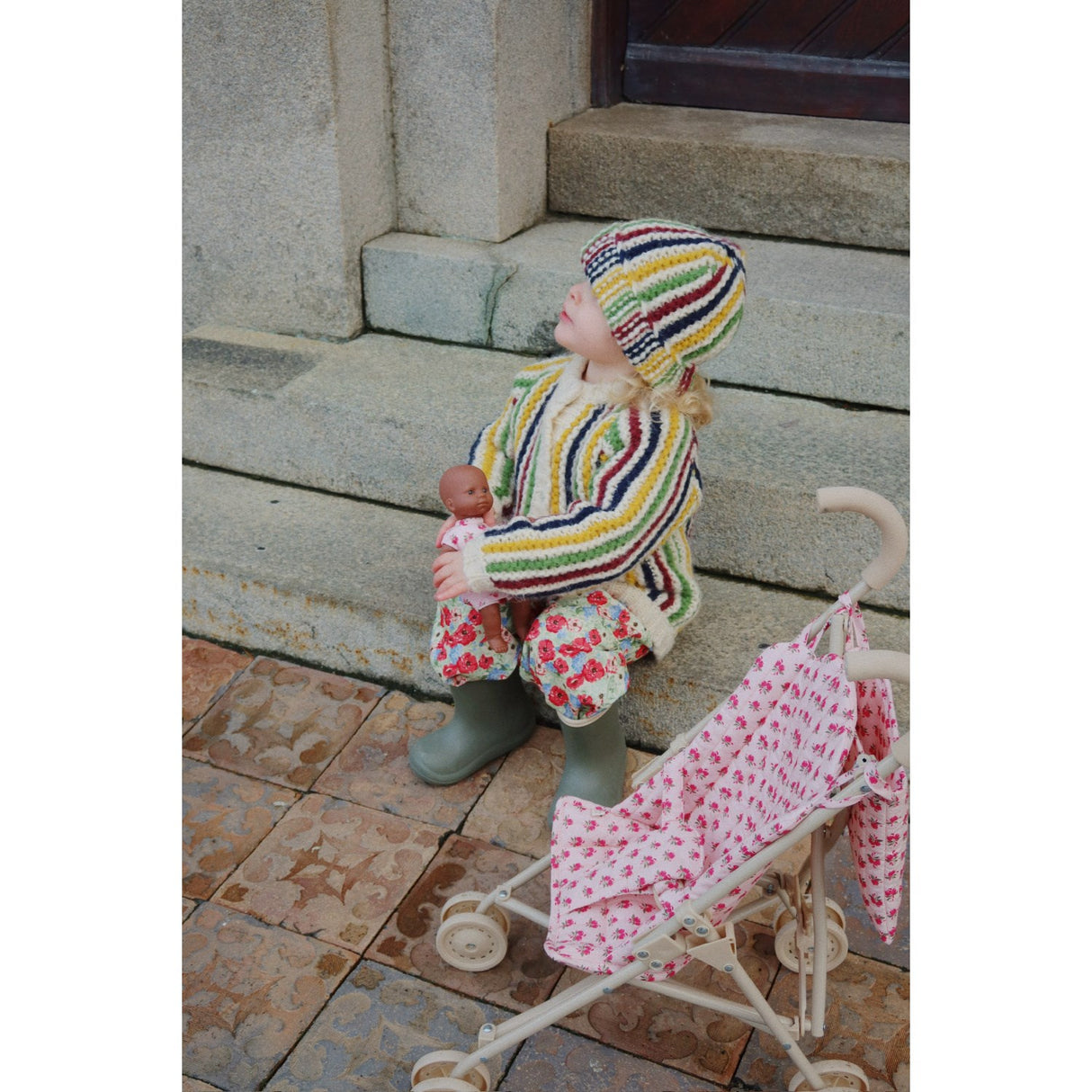 Konges Sløjd Rosie Rose Doll Stroller