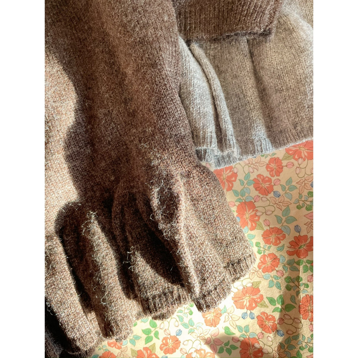 Konges Sløjd Brown Melange Cathy Knit Sweater