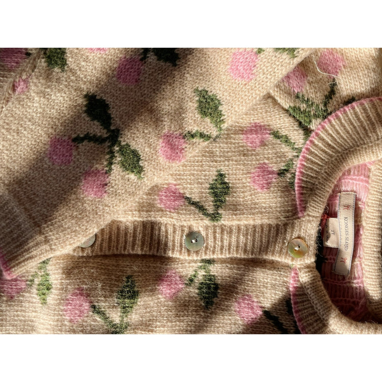 Konges Sløjd Cherry Belou Knit Collar Cardigan