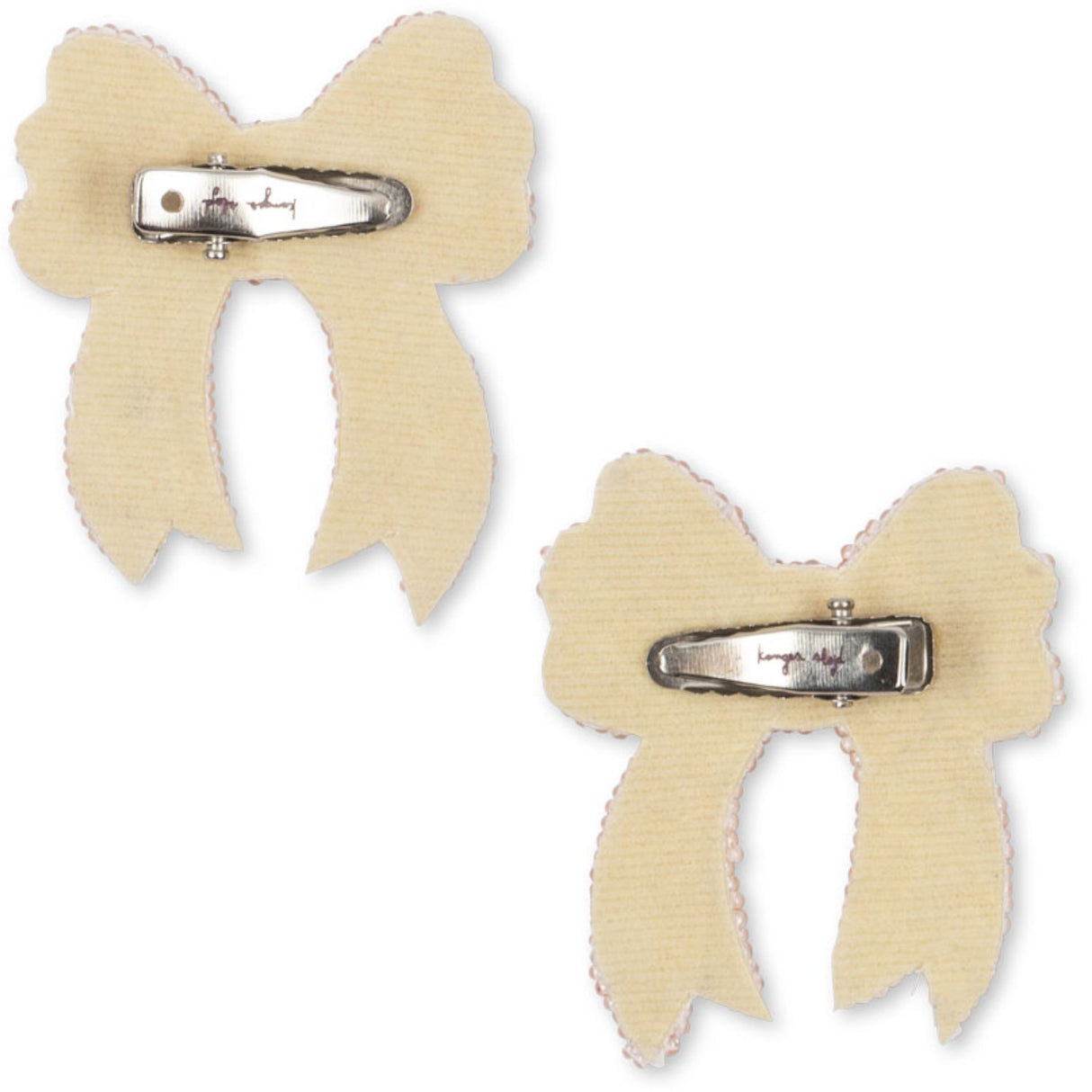 Konges Sløjd Cameo Rose 2 Pack Sequin Bow Hair Clip
