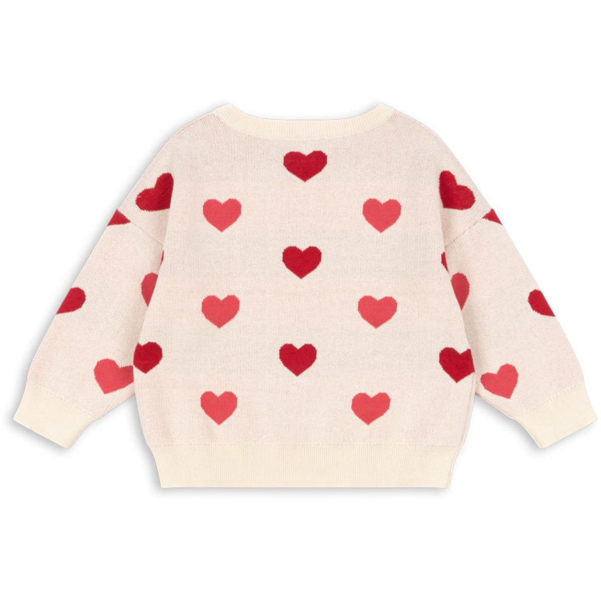 Konges Sløjd Coeur Coloré Duo Pink Lapis Knit Sweater GOTS
