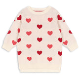 Konges Sløjd Coeur Coloré Duo Pink Lapis Knit Dress GOTS