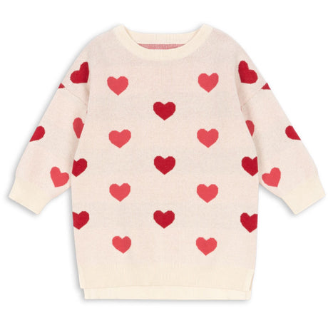 Konges Sløjd Coeur Coloré Duo Pink Lapis Knit Dress GOTS