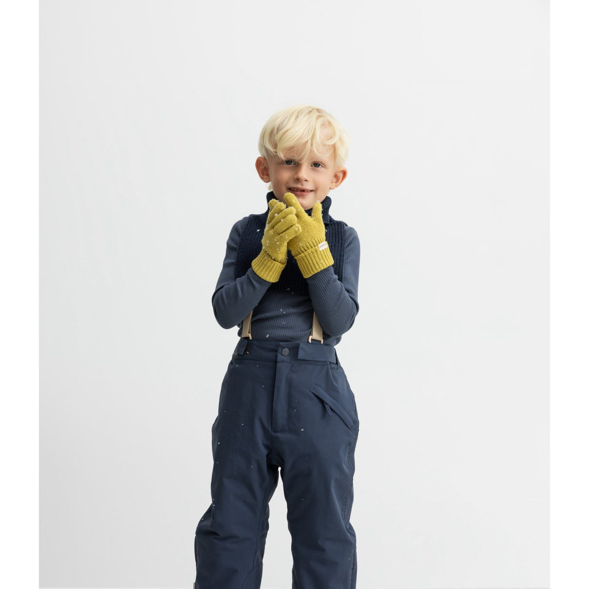 MarMar Light Cotton Wool Fisherman Ink Arni Neck Warmer