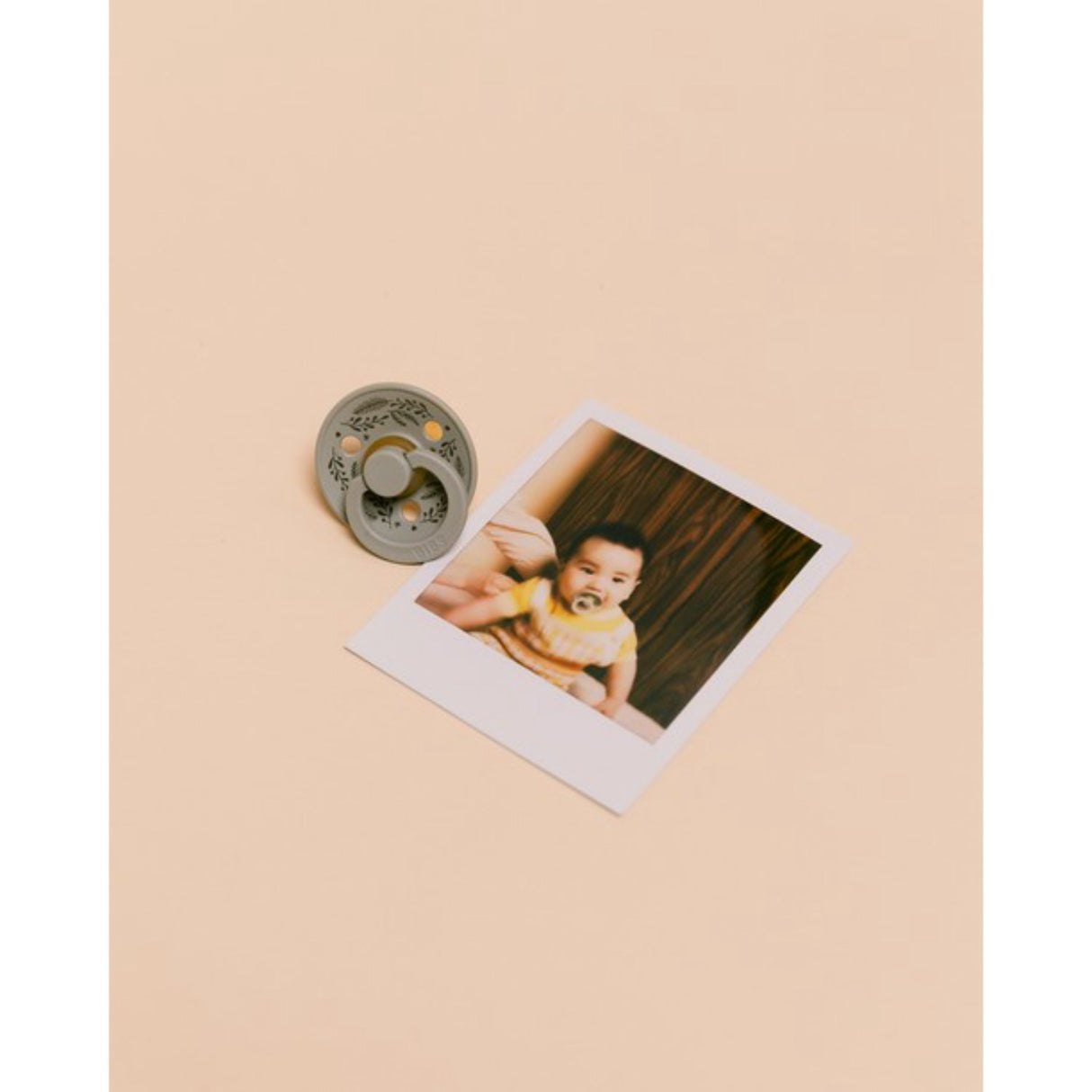 Bibs Sage/Hunter Green Pacifier Colour Holiday Leaf 2-Pack Latex