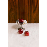 Bibs Ivory/Plum Pacifier Colour Holiday Bow 2-Pack Latex