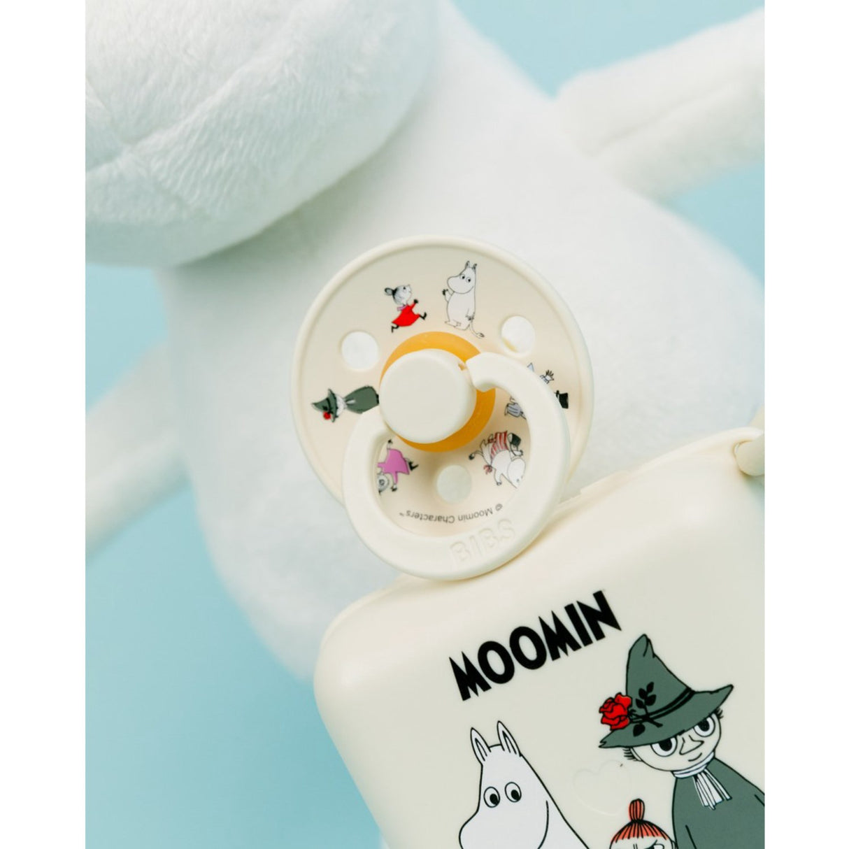 Bibs X Moomin Ivory Mix Pacifier Colour 2-Pack Friends Latex