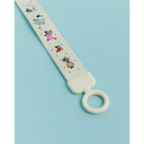 Bibs X Moomin Ivory/sage Colour Pacifier & Loop Clip Gift Set Latex