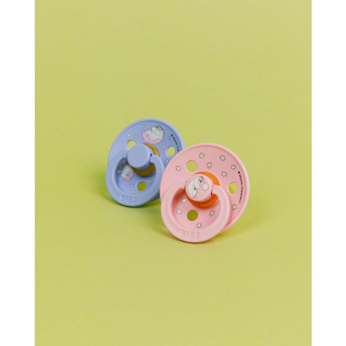 Bibs X Moomin Baby Pink Mix Pacifier Colour 2-Pack Dreaming Latex