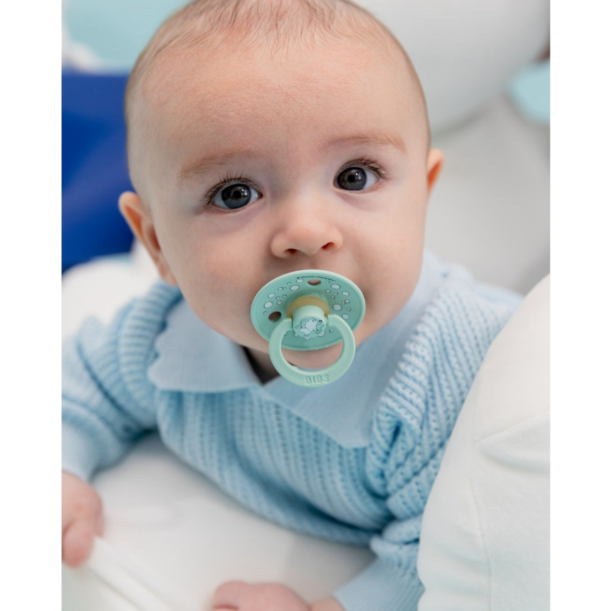 Bibs X Moomin Nordic Mint Mix Pacifier Colour 2-Pack Sailing Latex