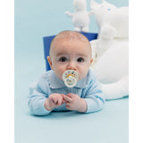 Bibs X Moomin Ivory/sage Colour Pacifier & Loop Clip Gift Set Latex