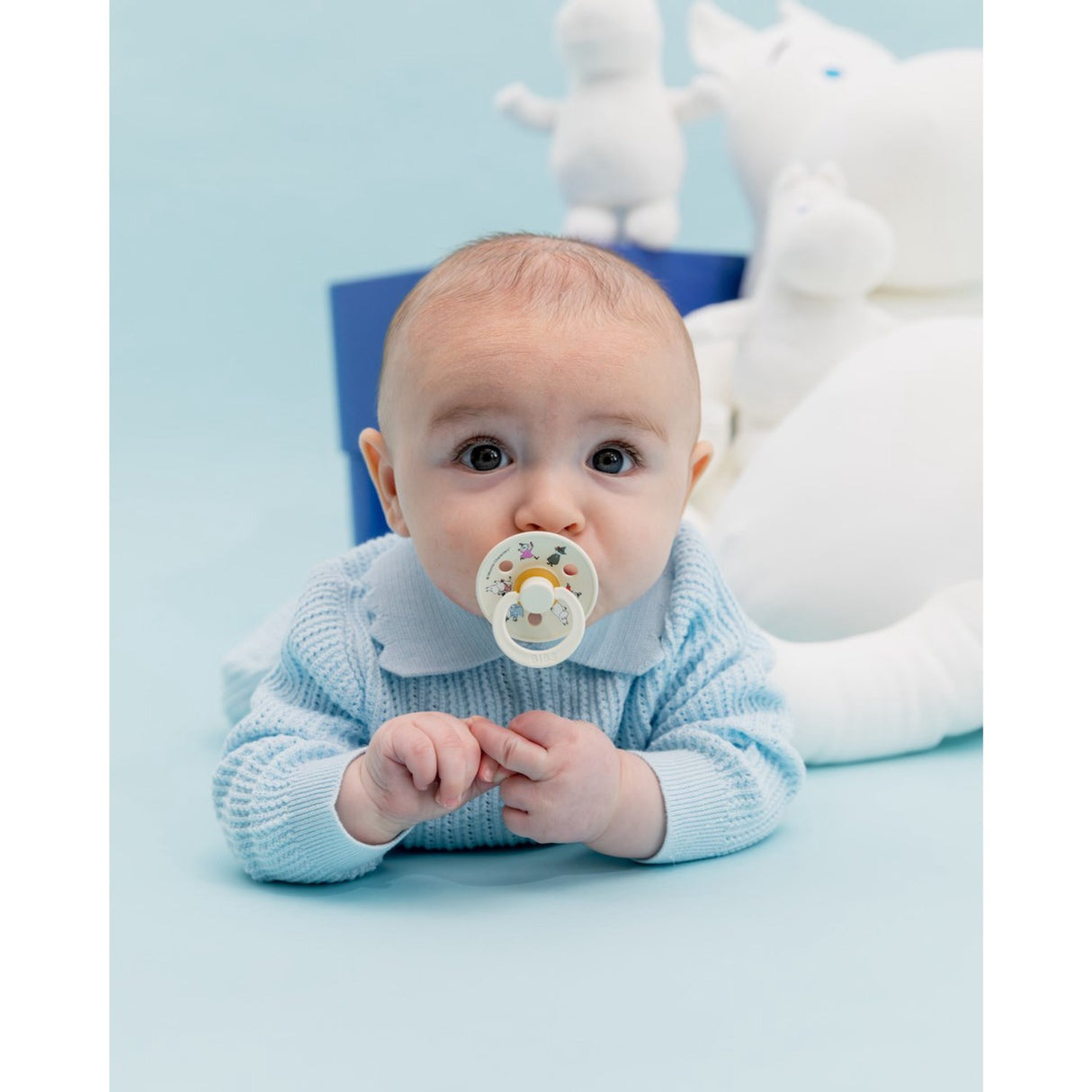 Bibs X Moomin Ivory Mix Pacifier Colour 2-Pack Friends Latex