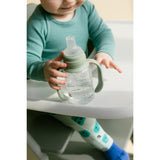 Bibs Sage Baby Sippy Bottle Spout Round Silicone Slow Flow