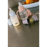 Bibs Blush Baby Sippy Bottle Spout Round Silicone Slow Flow