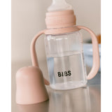 Bibs Blush Baby Sippy Bottle Spout Round Silicone Slow Flow