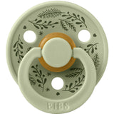 Bibs Sage/Hunter Green Pacifier Colour Holiday Leaf 2-Pack Latex