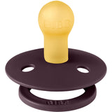 Bibs Ivory/Plum Pacifier Colour Holiday Bow 2-Pack Latex