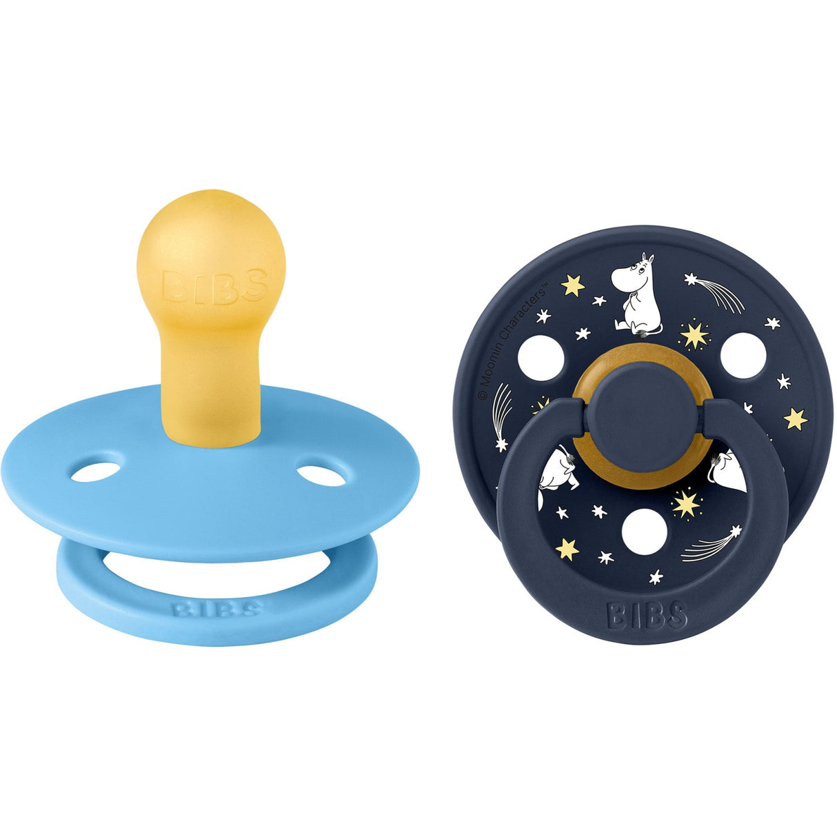 Bibs X Moomin Breeze Mix Pacifier Colour 2-Pack Good Night Latex