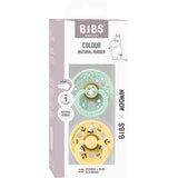 Bibs X Moomin Nordic Mint Mix Pacifier Colour 2-Pack Sailing Latex