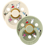 Bibs X Moomin Ivory Mix Pacifier Colour 2-Pack Friends Latex