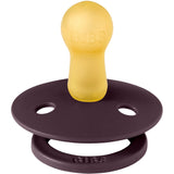 Bibs Ivory/Plum Pacifier Colour Holiday Bow 2-Pack Latex