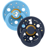 Bibs X Moomin Breeze Mix Pacifier Colour 2-Pack Good Night Latex