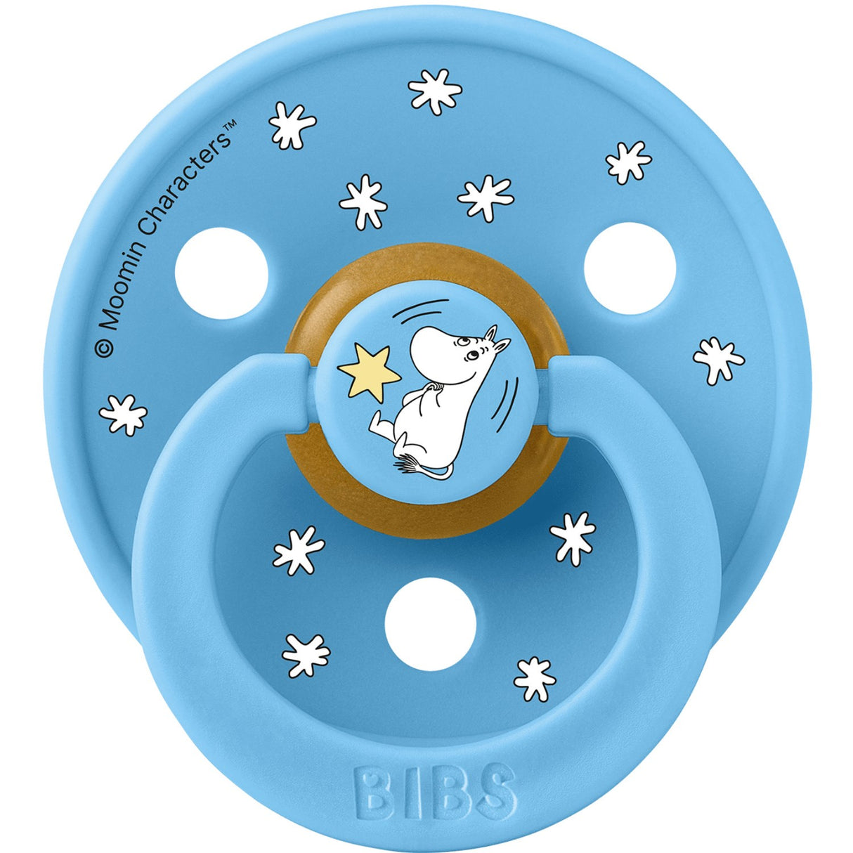 Bibs X Moomin Breeze Mix Pacifier Colour 2-Pack Good Night Latex
