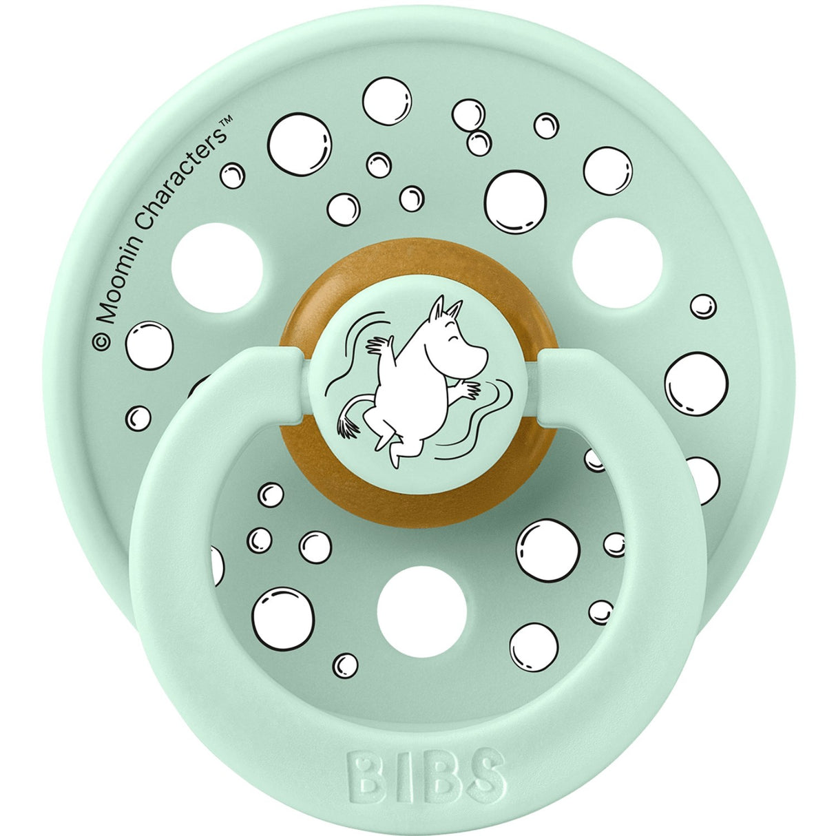 Bibs X Moomin Nordic Mint Mix Pacifier Colour 2-Pack Sailing Latex