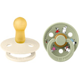 Bibs X Moomin Ivory Mix Pacifier Colour 2-Pack Friends Latex
