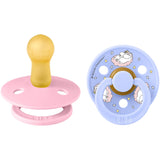 Bibs X Moomin Baby Pink Mix Pacifier Colour 2-Pack Dreaming Latex