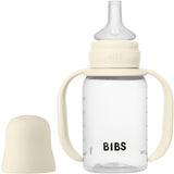 Bibs Ivory Baby Sippy Bottle Spout Round Silicone Slow Flow