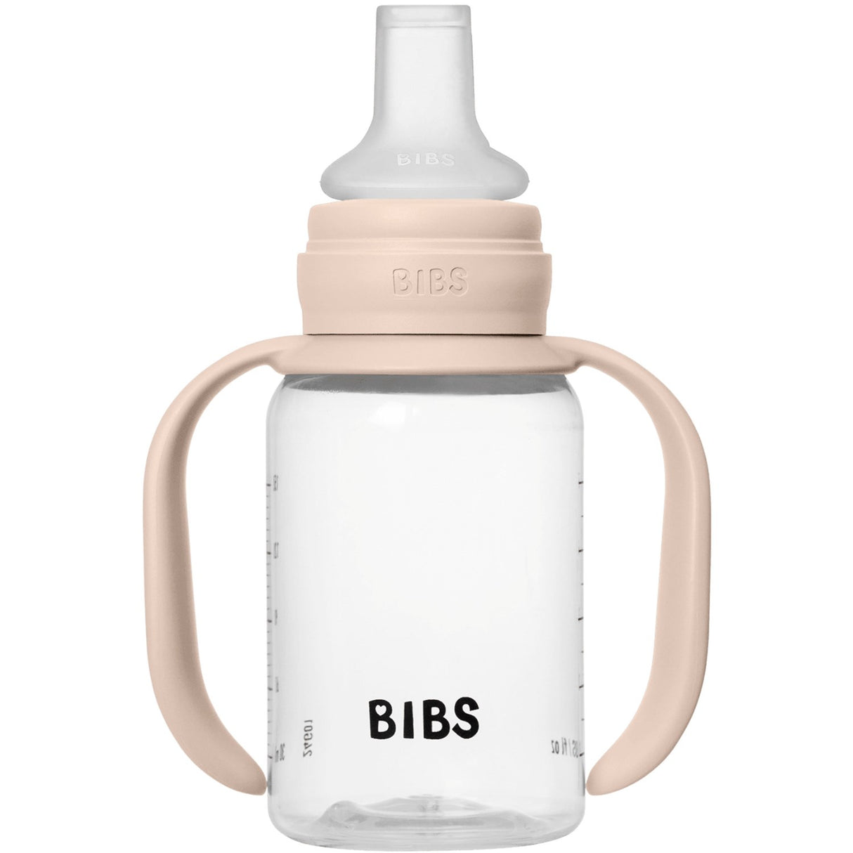 Bibs Blush Baby Sippy Bottle Spout Round Silicone Slow Flow