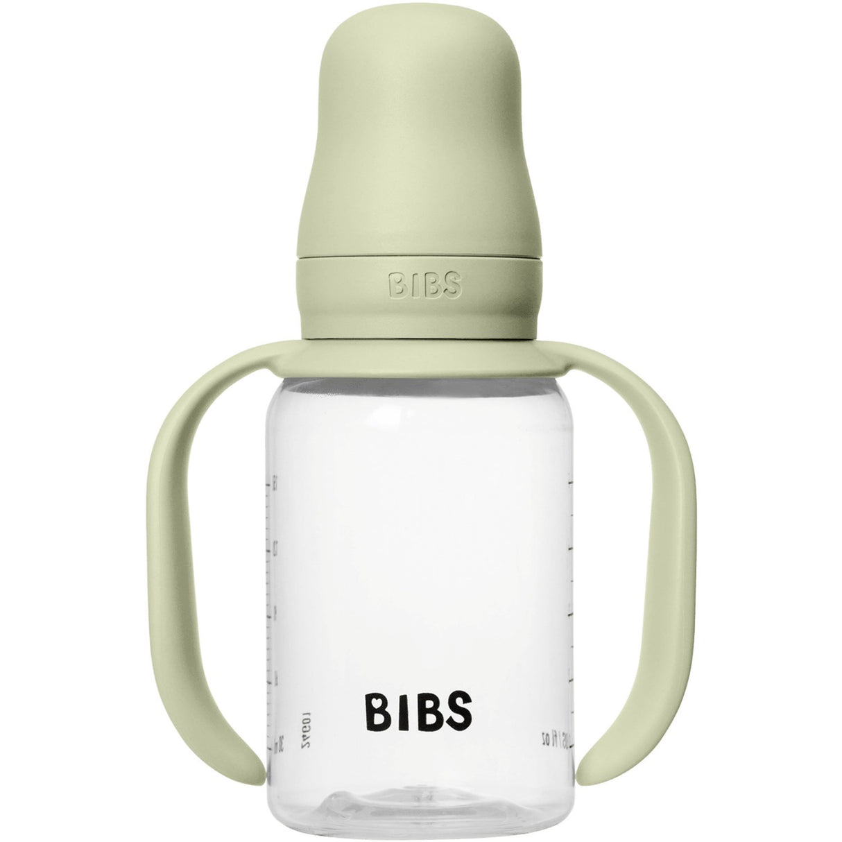 Bibs Sage Baby Sippy Bottle Spout Round Silicone Slow Flow