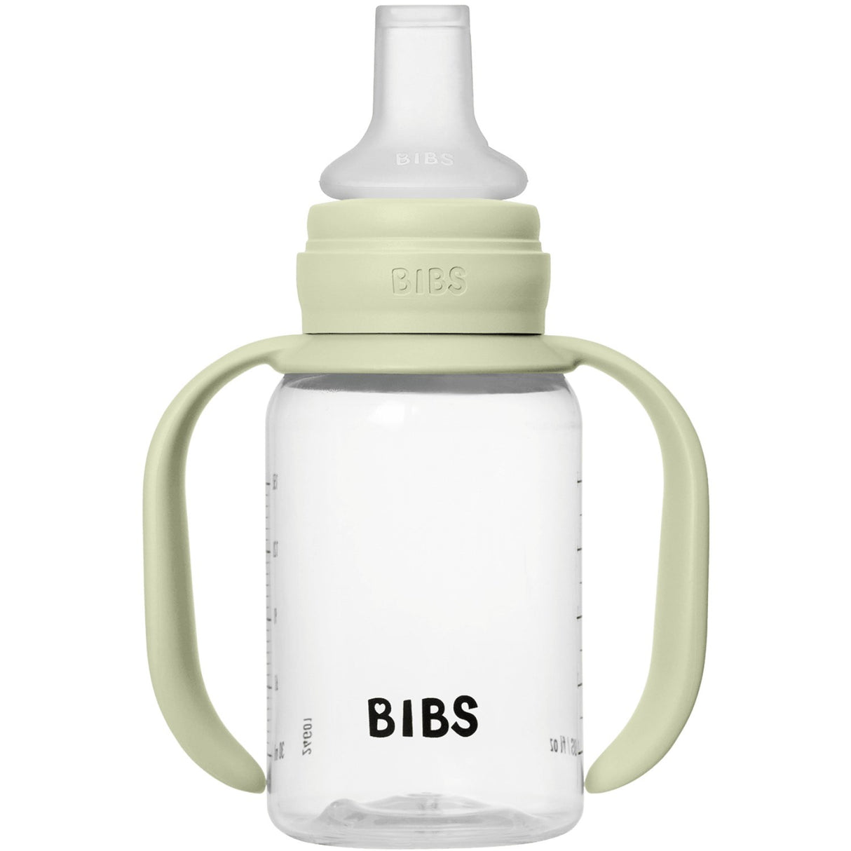 Bibs Sage Baby Sippy Bottle Spout Round Silicone Slow Flow