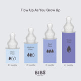 Bibs Ivory Baby Bottle Round Latex 4-Pack