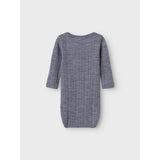 Name It Folkstone Gray Nbmwang Wool Needle Ls Body Solid Noos
