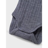 Name It Folkstone Gray Nbmwang Wool Needle Ls Body Solid Noos