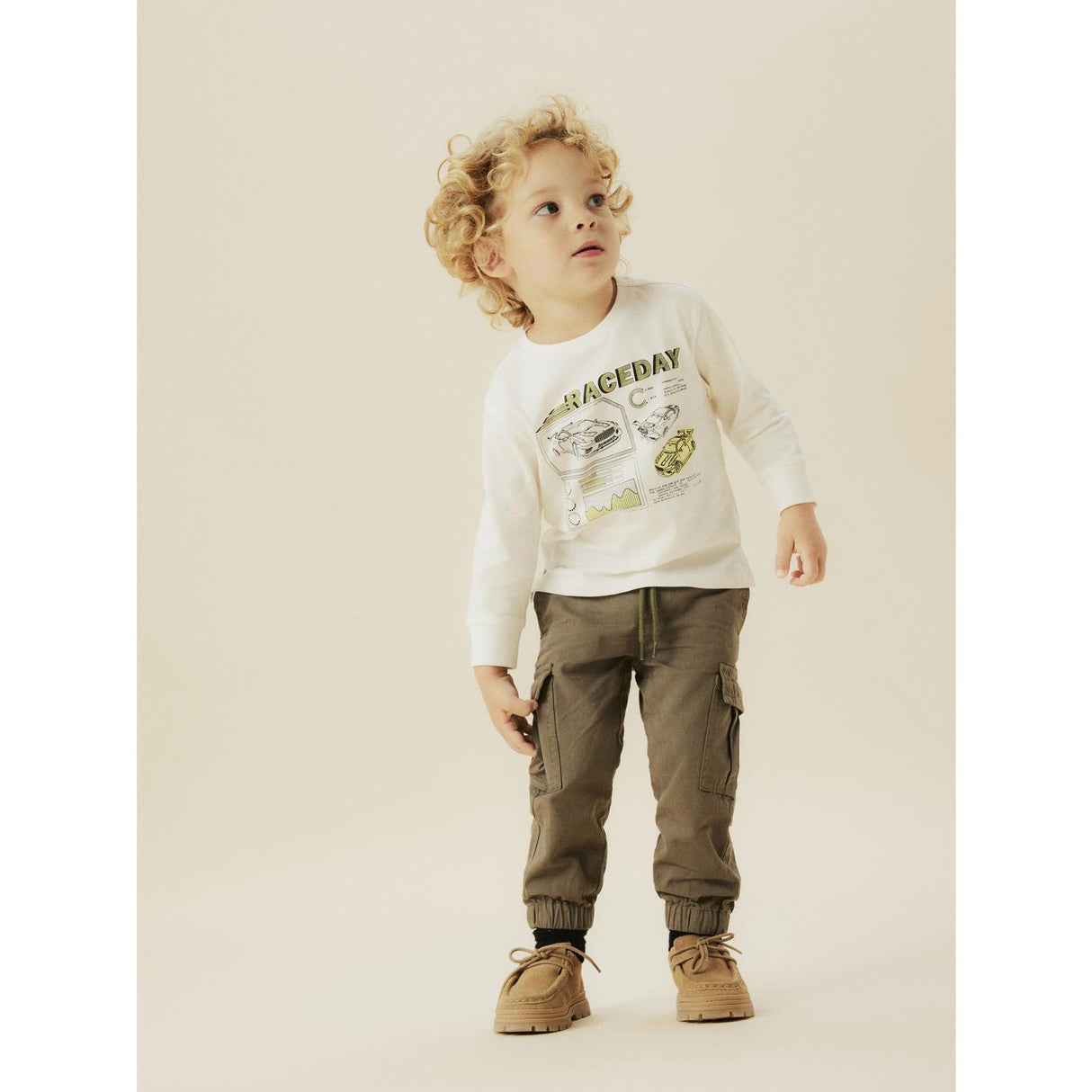 Name It Dusty Olive Nmmryan Twill Cargo Pants R 5553-Va Tb