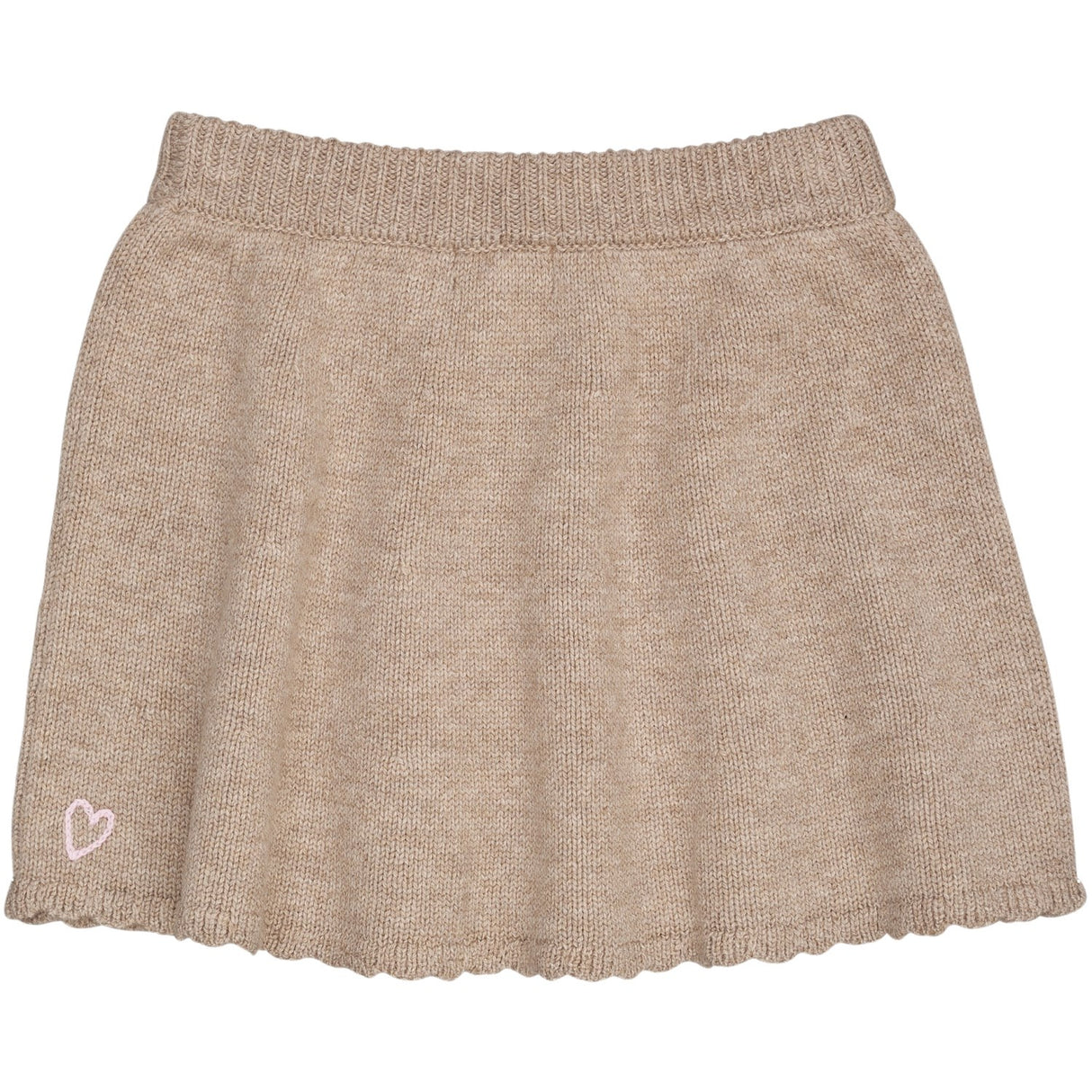 COPENHAGEN COLORS Sand Mel Cashmere Skirt W. Emb.