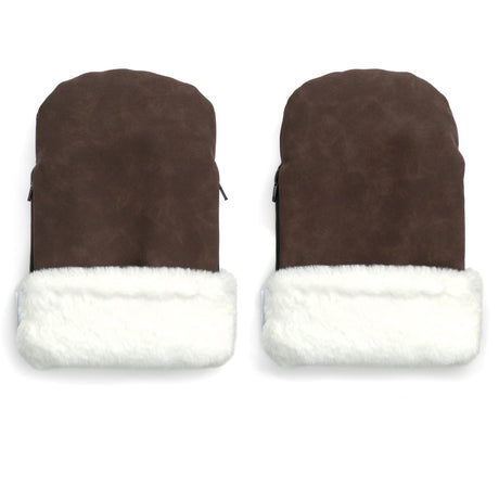 KongWalther Chocolate Brown Faux Suede Østerbro Gloves