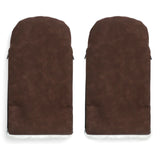KongWalther Chocolate Brown Faux Suede Østerbro Gloves