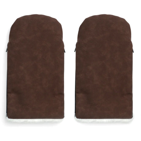 KongWalther Chocolate Brown Faux Suede Østerbro Gloves