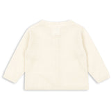 Konges Sløjd Fanga Antique White Venti Pointelle Cardigan GOTS