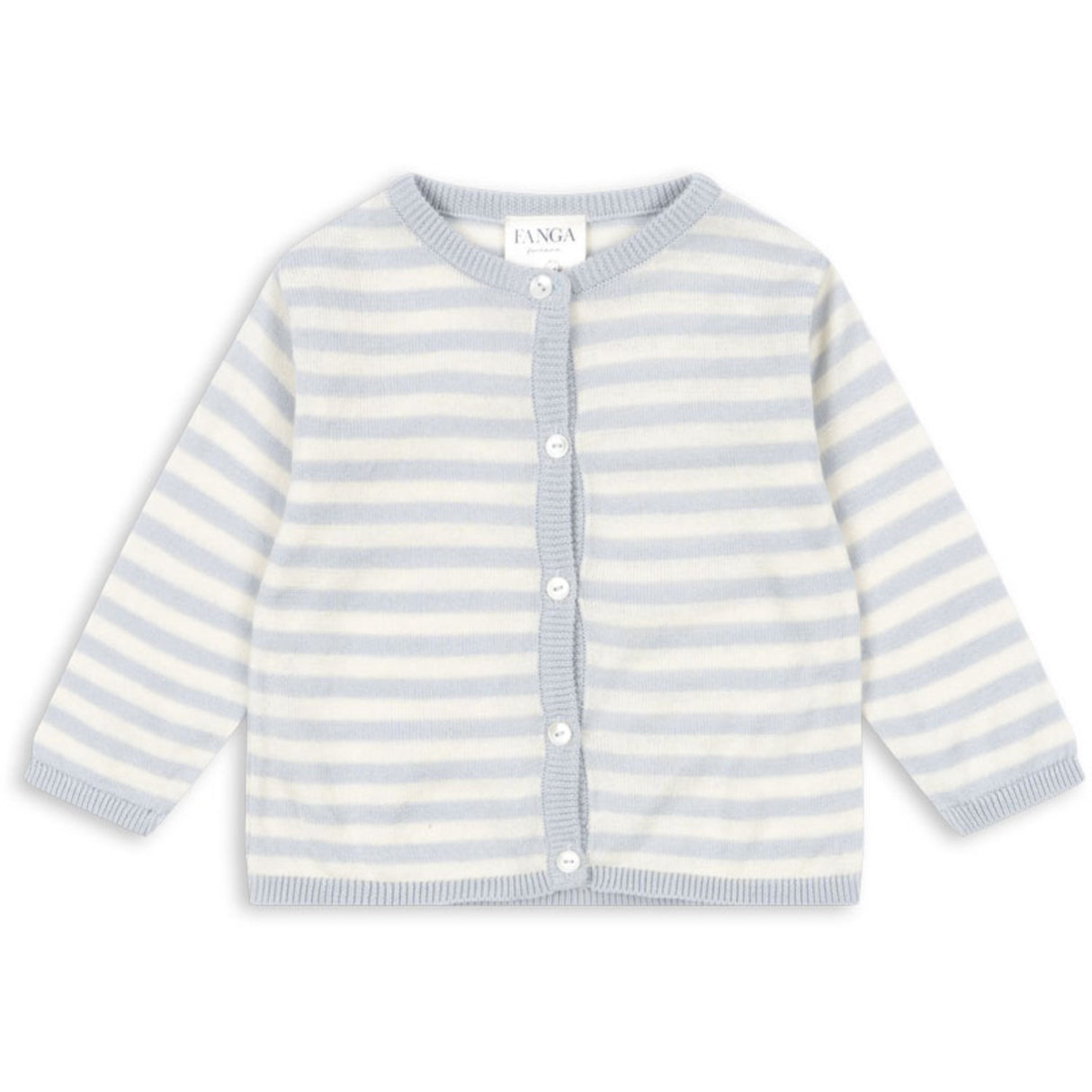 Konges Sløjd Fanga Gray Dawn Venti Knit Cardigan GOTS